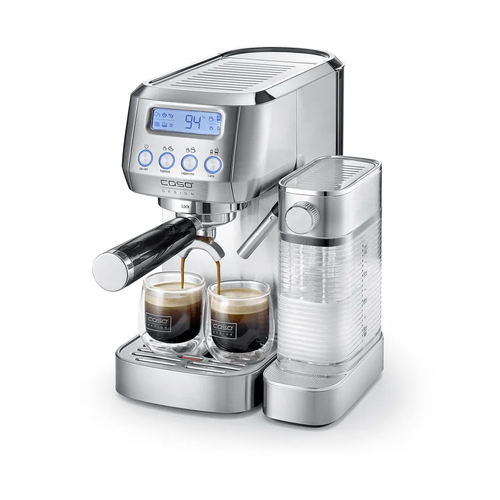 Caso Gourmet Latte espressomaskin, Silver Caso