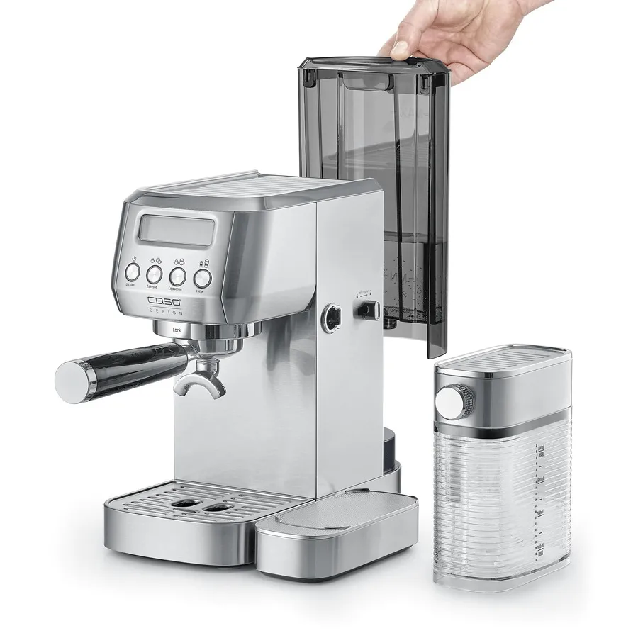 Caso Gourmet Latte espressomaskin, Silver Caso