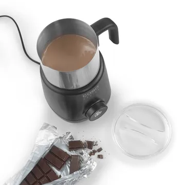 Caso PremiumLatte mjölkskummare - Svart-stål, XL - Caso