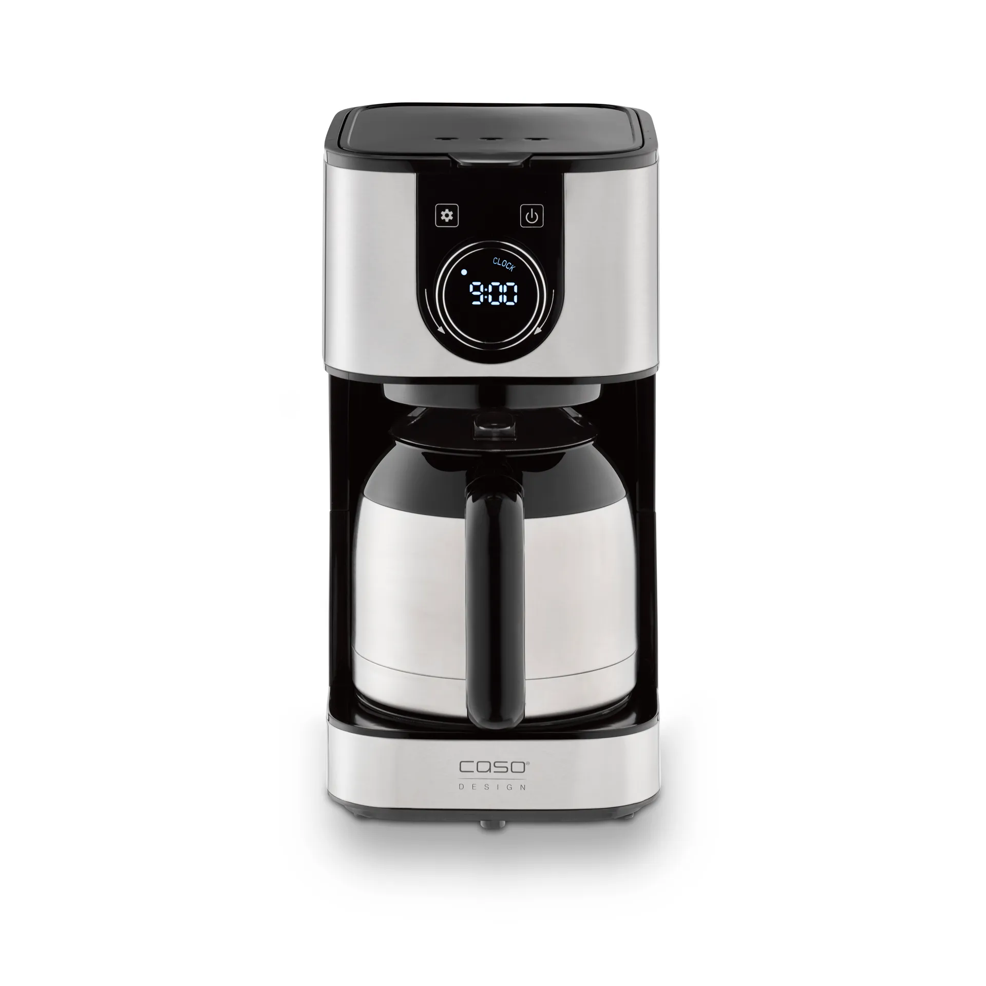 Caso Selection C10 thermo kaffebryggare, Stål-svart, 10 koppar Caso