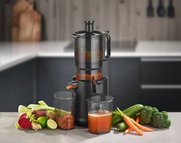 Caso Slow Juicer Pro juicemaskin - Svart - Caso