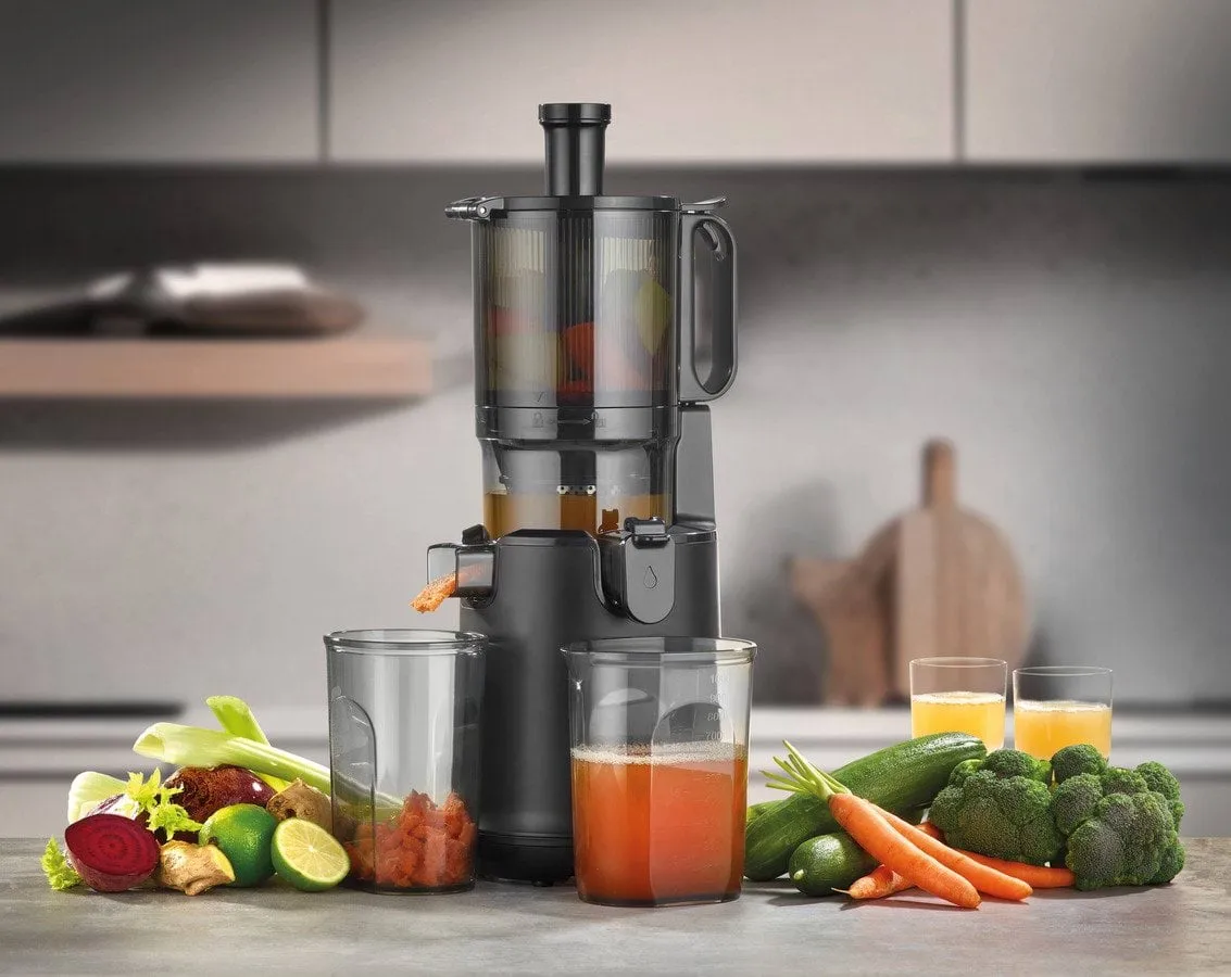 Caso Slow Juicer Pro juicemaskin, Svart Caso