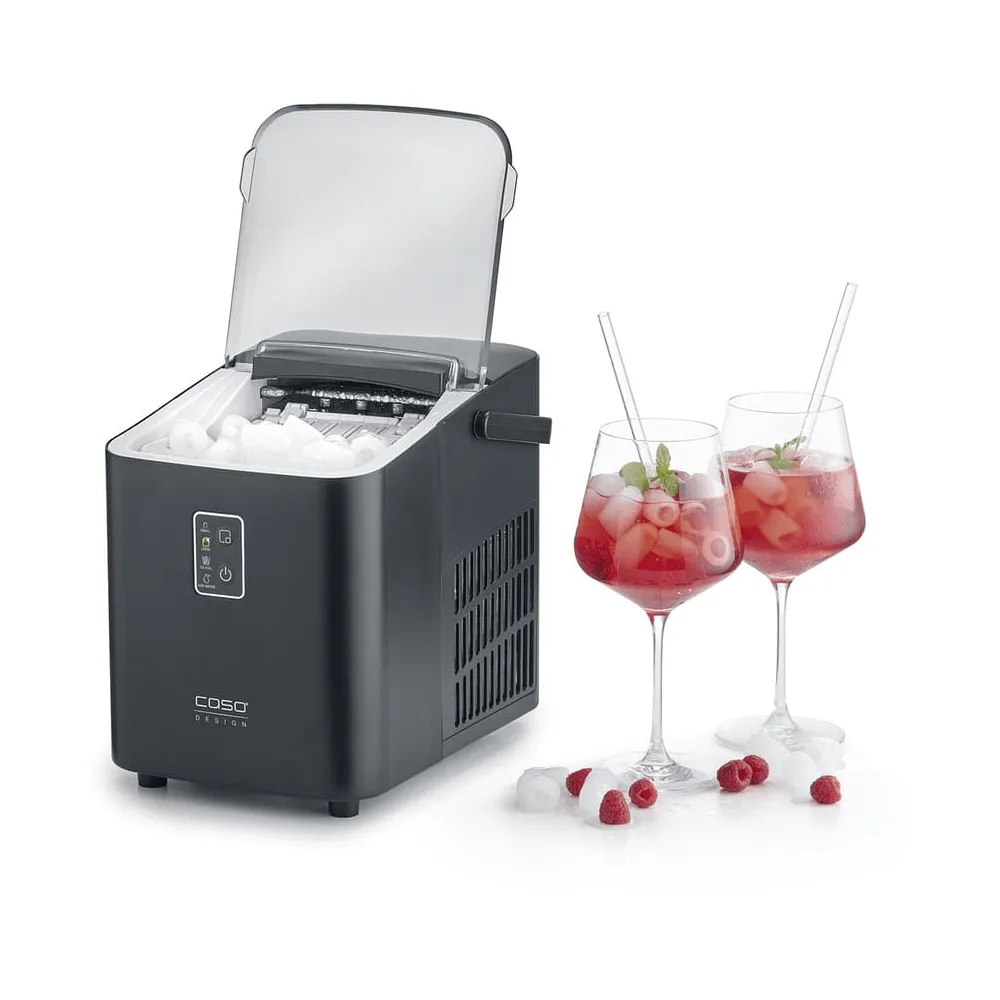 IceChef kompakt isbitsmaskin, Matt svart Caso