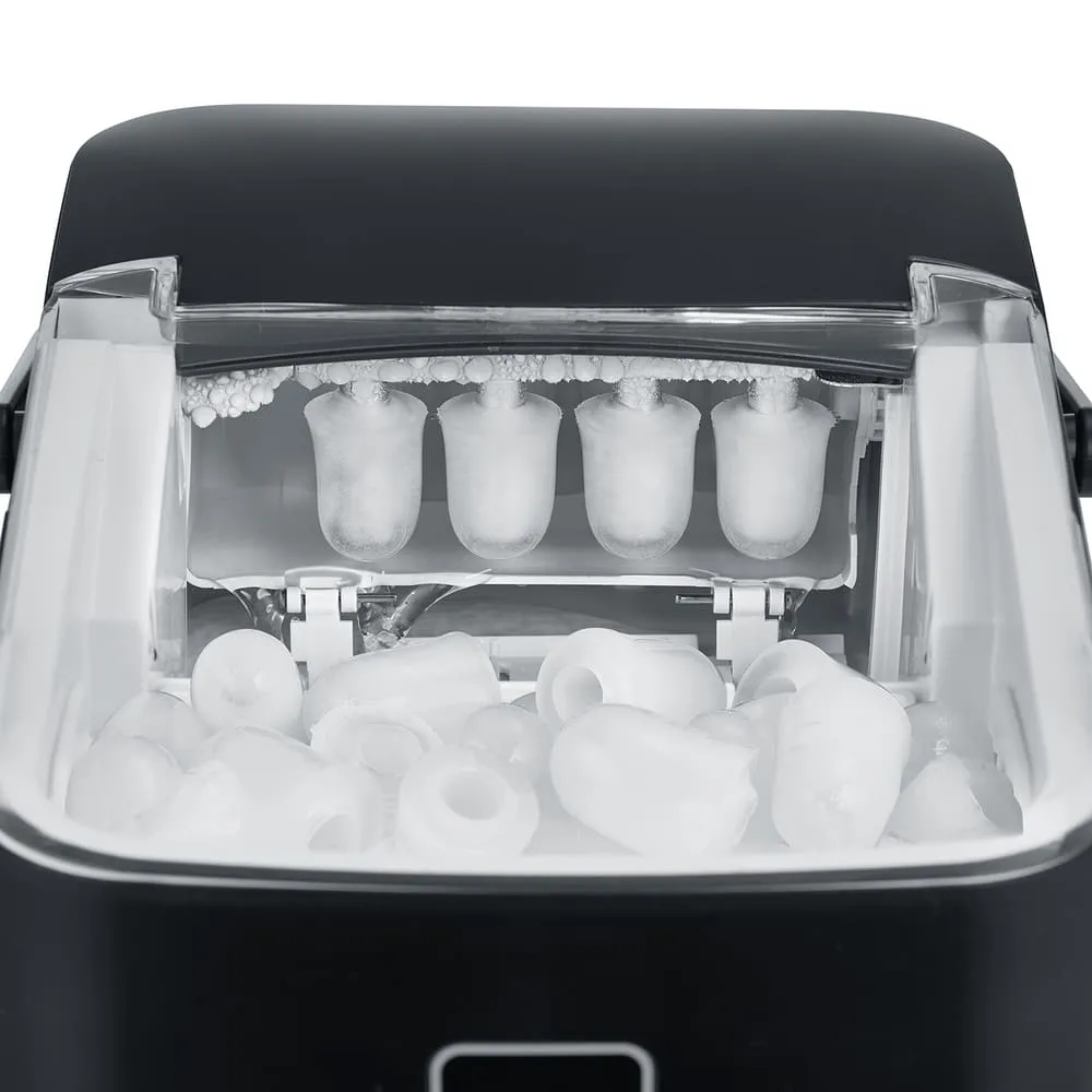 IceChef kompakt isbitsmaskin, Matt svart Caso