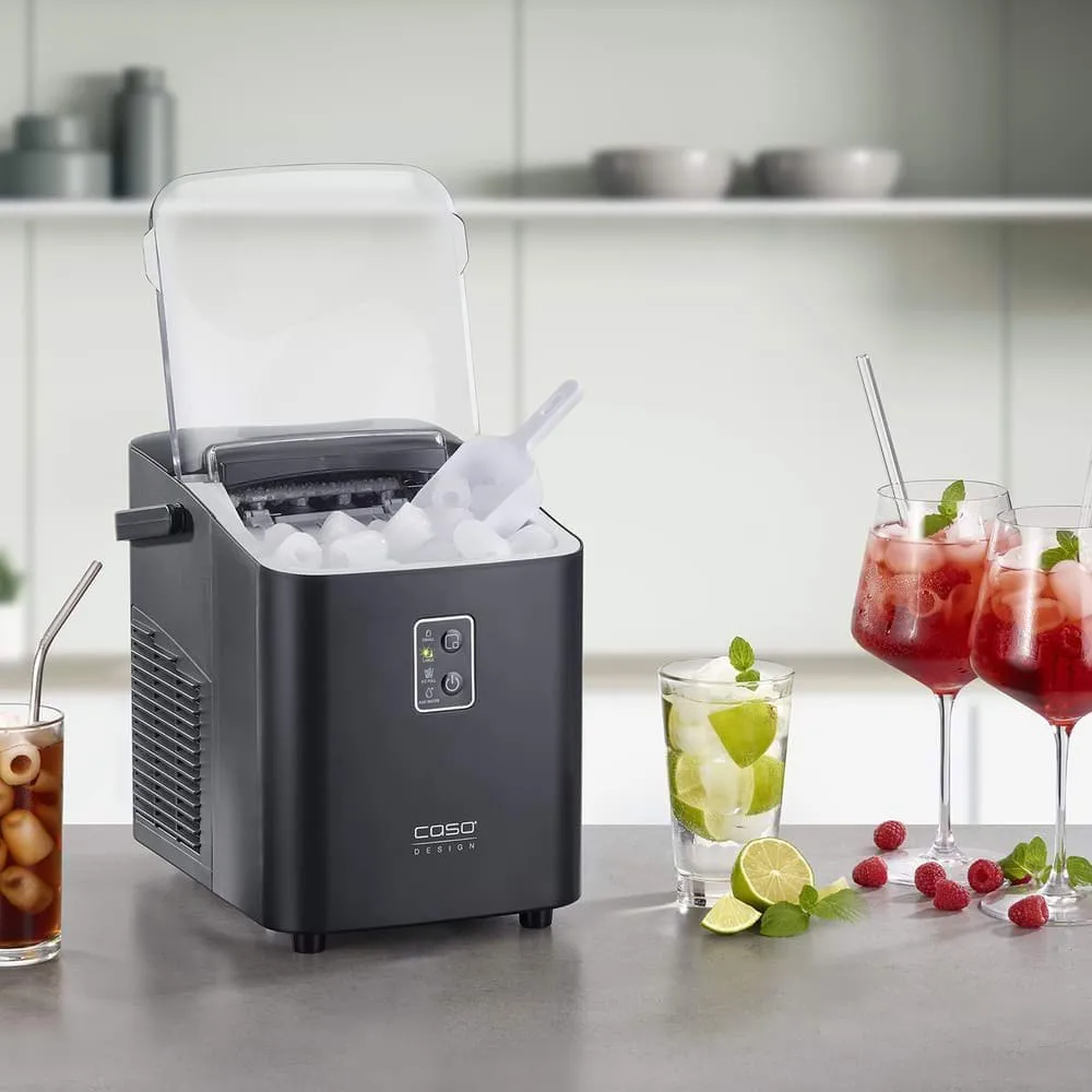 IceChef kompakt isbitsmaskin, Matt svart Caso