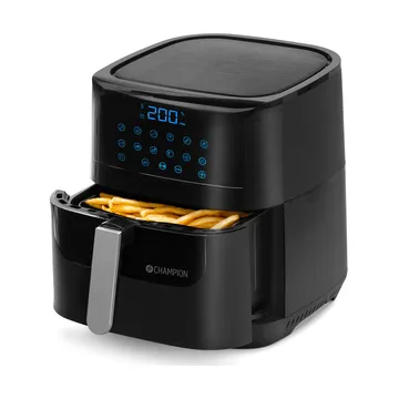 Champion Ceramic airfryer XL - Svart, 5,5 L - Champion