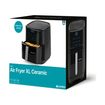 Champion Ceramic airfryer XL - Svart, 5,5 L - Champion
