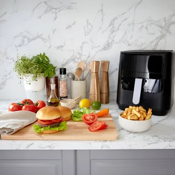 Champion Ceramic airfryer XL - Svart, 5,5 L - Champion