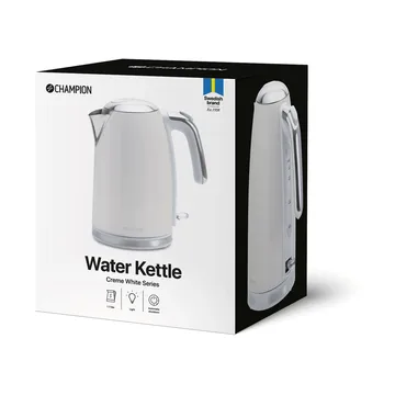 Champion Creme White vattenkokare - Beige, 1,7 L - Champion