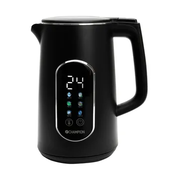 Champion Digital Temp vattenkokare - Mattsvart, 1,7 L - Champion