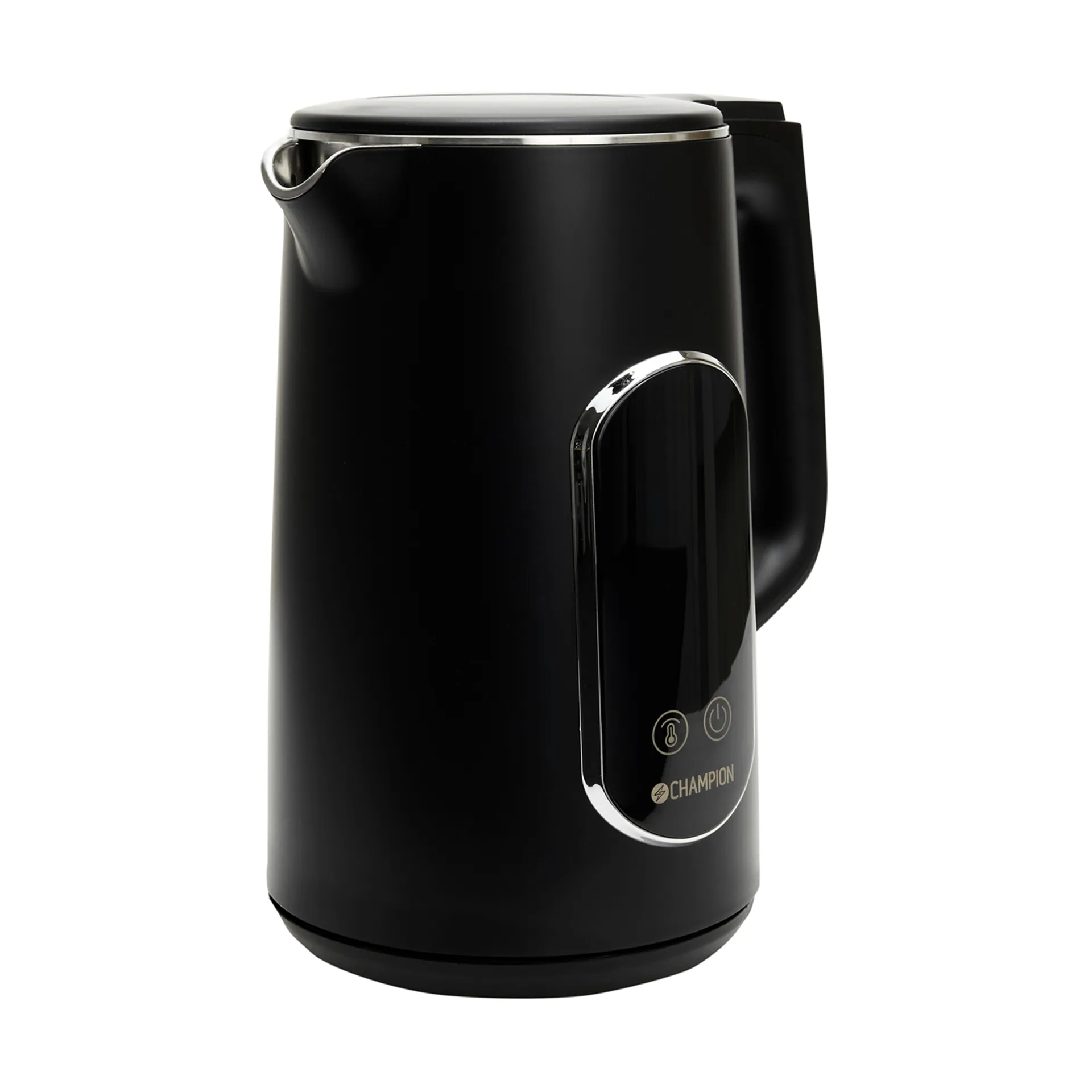 Champion Digital Temp vattenkokare, Mattsvart, 1,7 L Champion