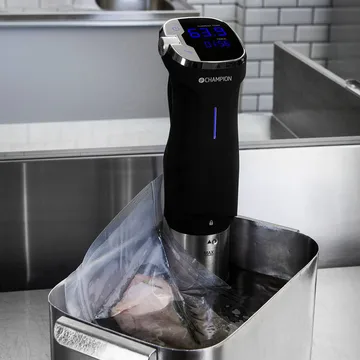 Champion Precision sous vide - Rostfritt stål-svart - Champion
