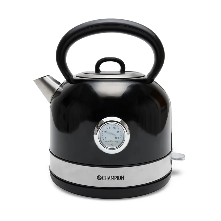 Champion Retro vattenkokare - Svart, 1,7 L - Champion