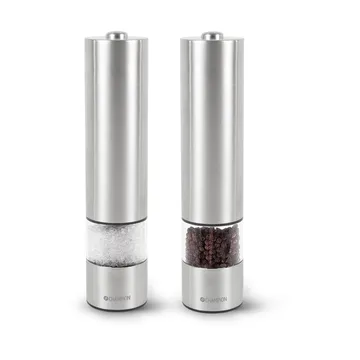 Champion SPK100 salt- och pepparkvarn set - Rostfritt stål - Champion
