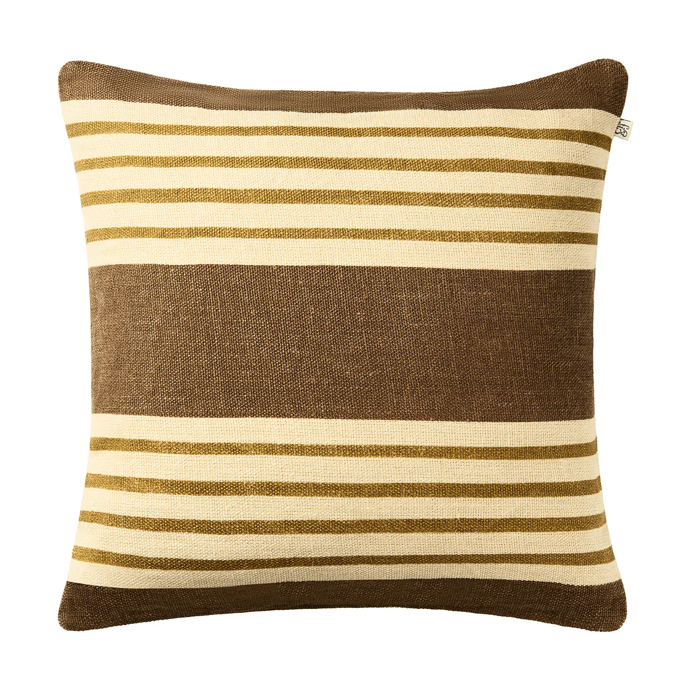 Aria kuddfodral, Taupe-masala yellow, 50x50 cm Chhatwal & Jonsson