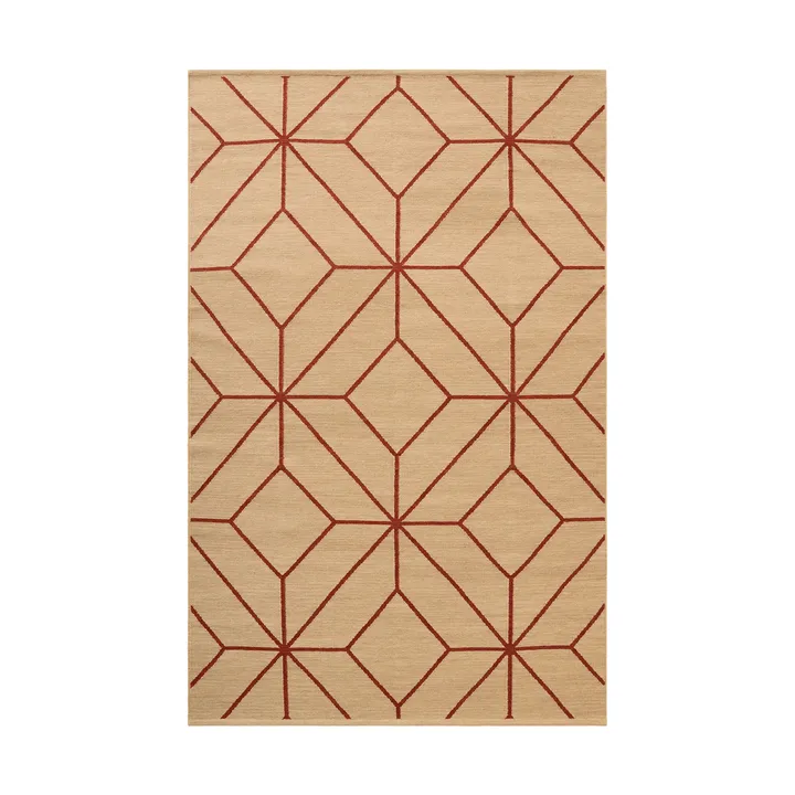 Ayur matta - Beige-Rust, 270x180 cm - Chhatwal & Jonsson
