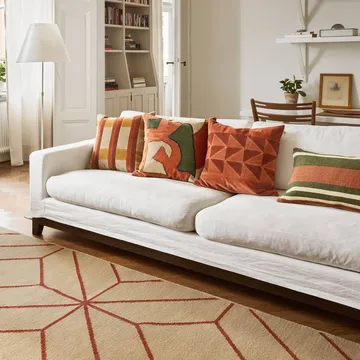 Ayur matta - Beige-Rust, 320x230 cm - Chhatwal & Jonsson
