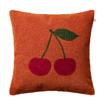 Chhatwal & Jonsson Cherry kuddfodral 50×50 cm Apricot orange-red-green