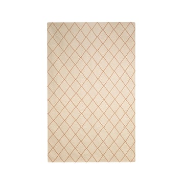 Läs mer om Chhatwal & Jonsson Diamond Matta Off white/orange, 230x336 cm