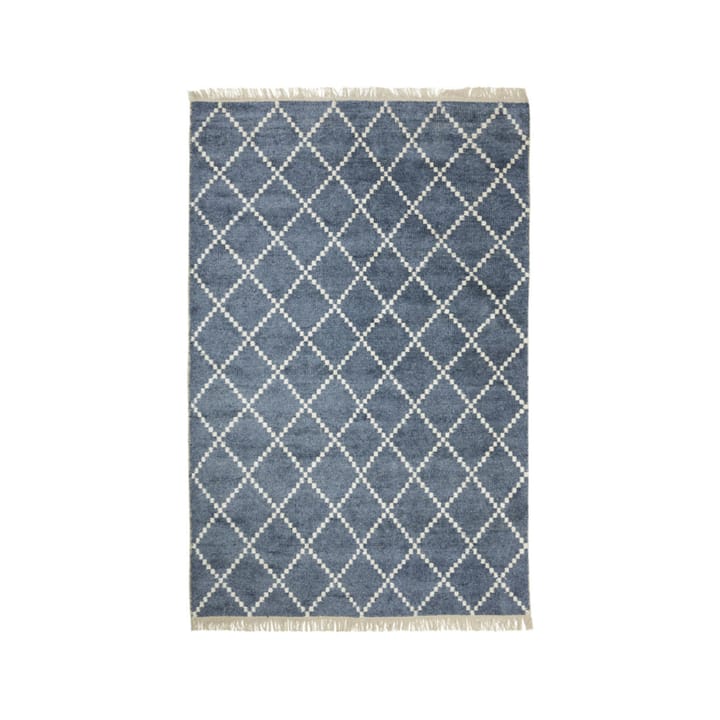 Kochi Matta, blue melange/offwhite, bambu/silke, 230x320 cm Chhatwal & Jonsson
