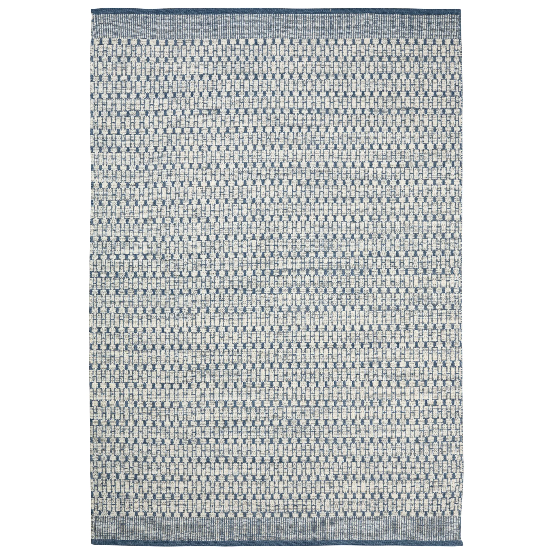 Mahi matta 200x300 cm, Off white-blue Chhatwal & Jonsson