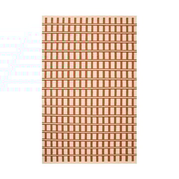 Läs mer om Chhatwal & Jonsson Mysore ullmatta Beige-apricot orange, 180x270cm