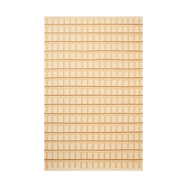 Mysore ullmatta - Off White-Masala Yellow-Yellow, 230x320 cm - Chhatwal & Jonsson
