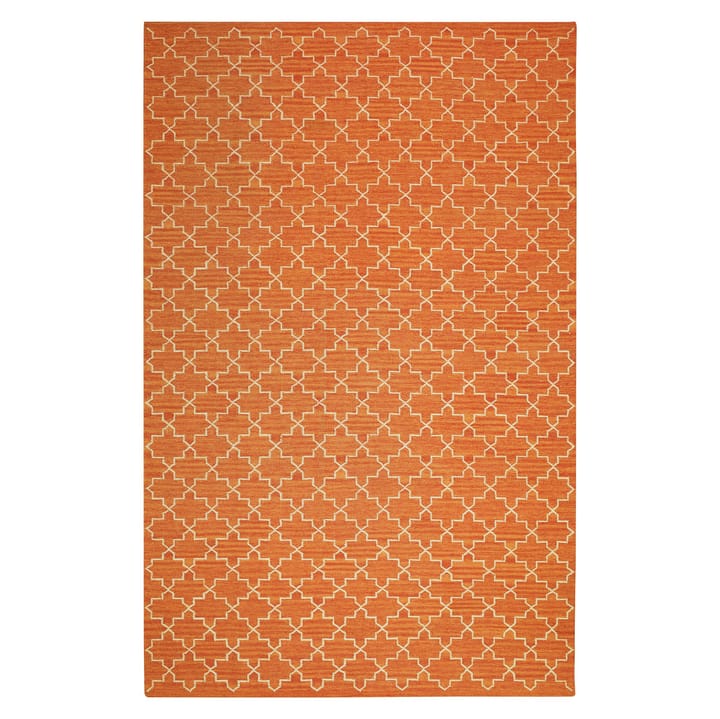 New Geometric matta 180x272 cm, Orange melange-off white Chhatwal & Jonsson