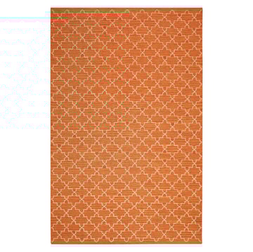 Chhatwal & Jonsson New Geometric matta 180×272 cm Orange melange-off white