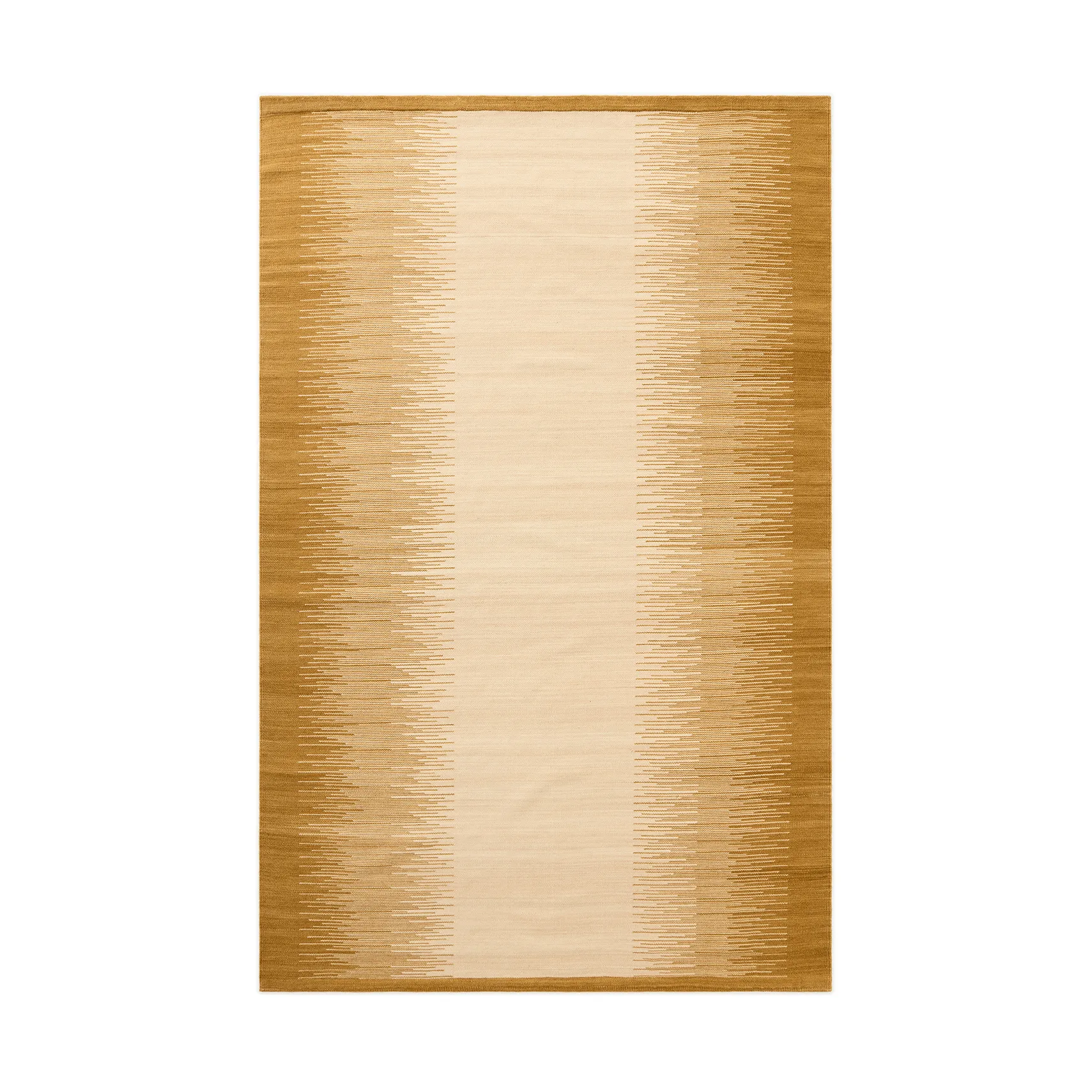 Tapti ullmatta, Masala Yellow-Off White, 270x180 cm Chhatwal & Jonsson