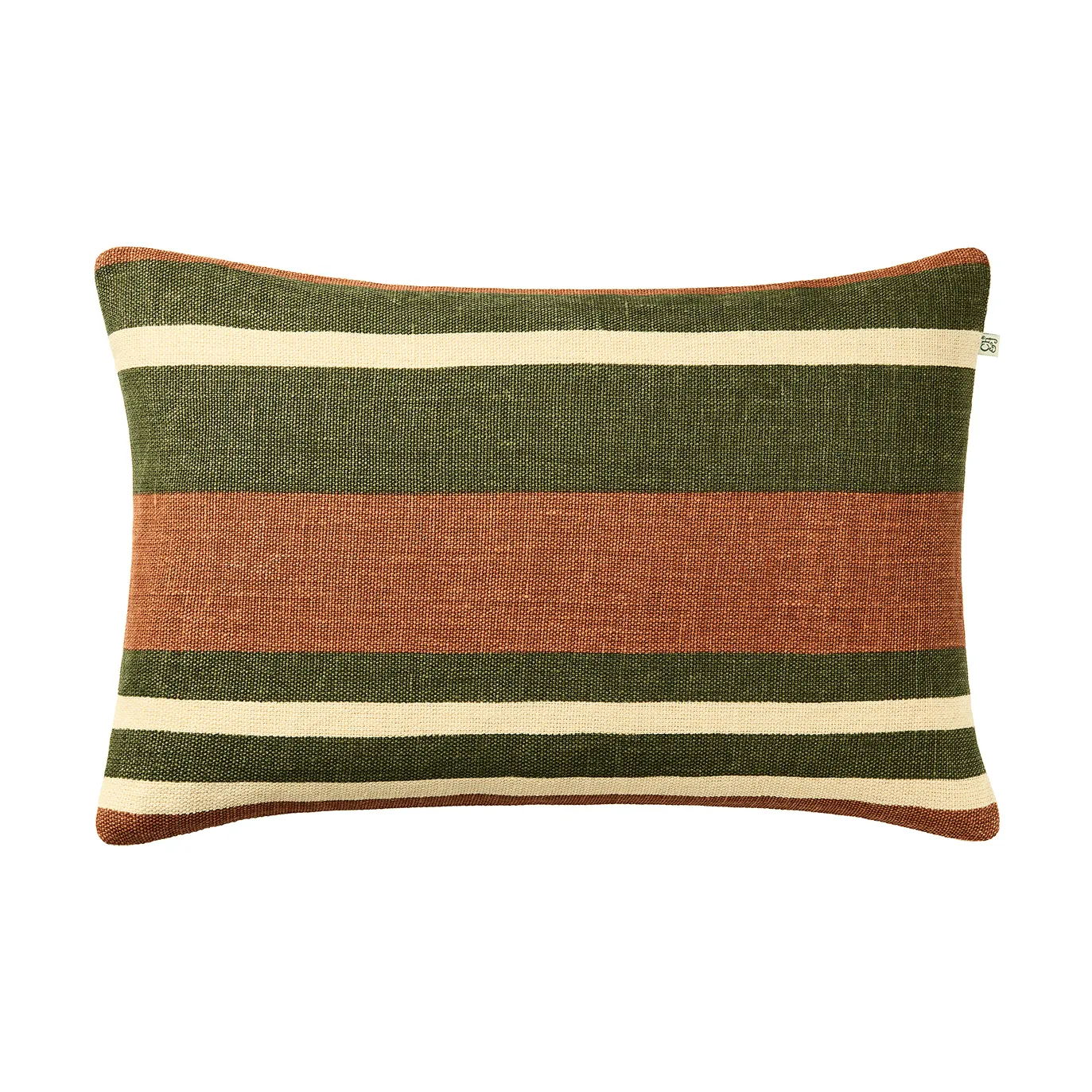 Vera kuddfodral, Apricot Orange-Cactus Green, 40x60 cm Chhatwal & Jonsson