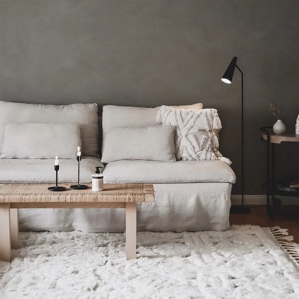 Casablanca matta, vit, 170x230 cm Classic Collection