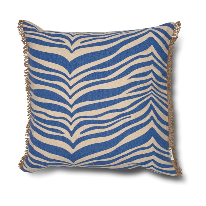 Classic Collection Zebra kudde 50x50 cm - Blue - Classic Collection