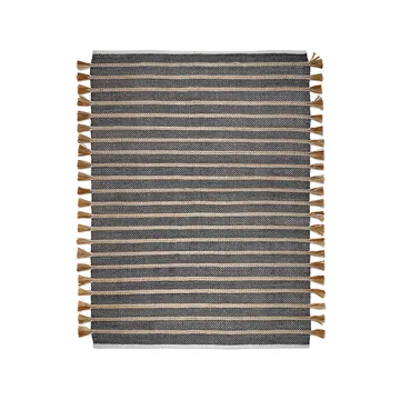 Cochin matta - svart/jute, 170x230 cm - Classic Collection