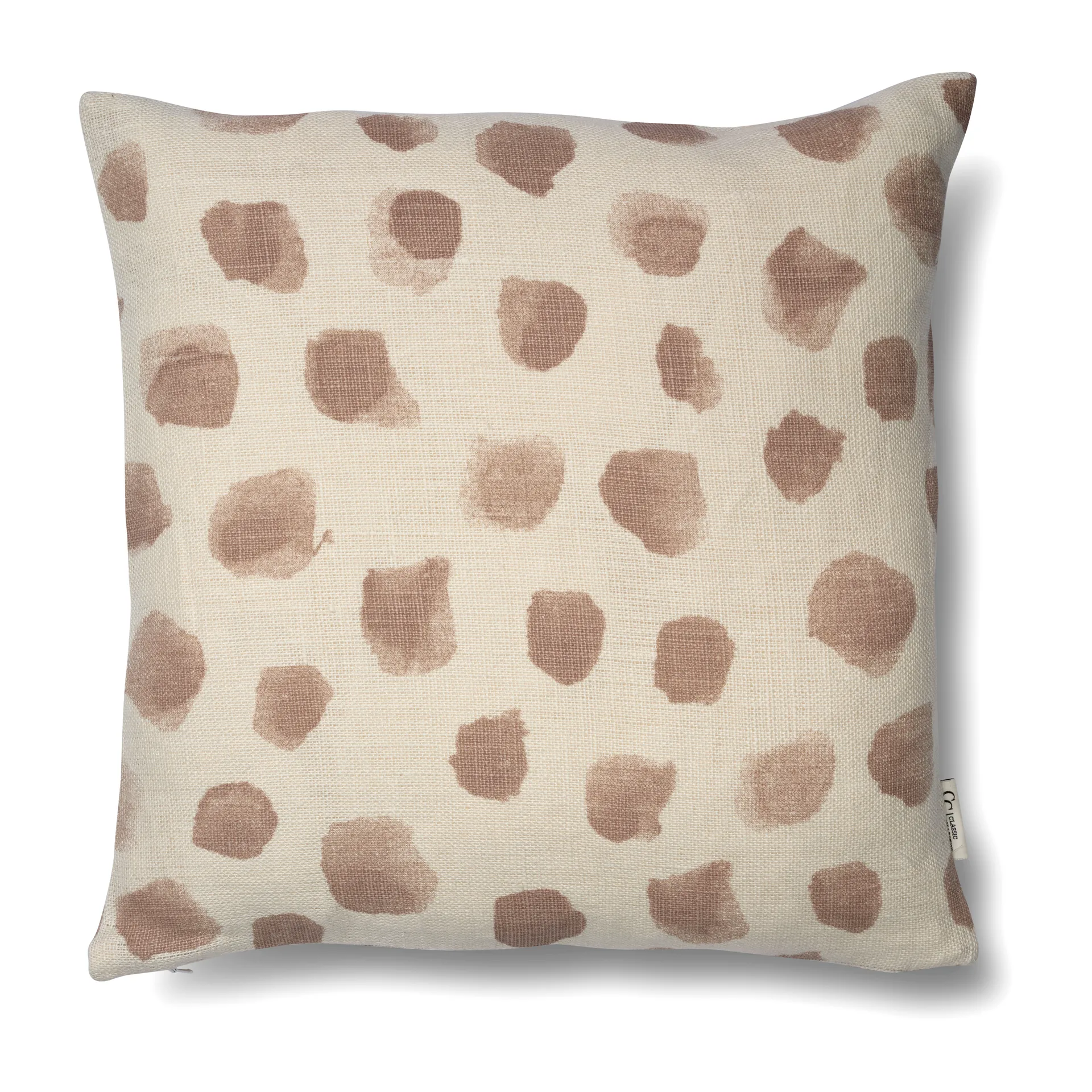 Dotty kuddfodral 50x50 cm, Vit-bark Classic Collection