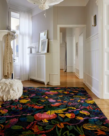 Heritage Garden matta - Charcoal-multi, 250x350 cm - Classic Collection