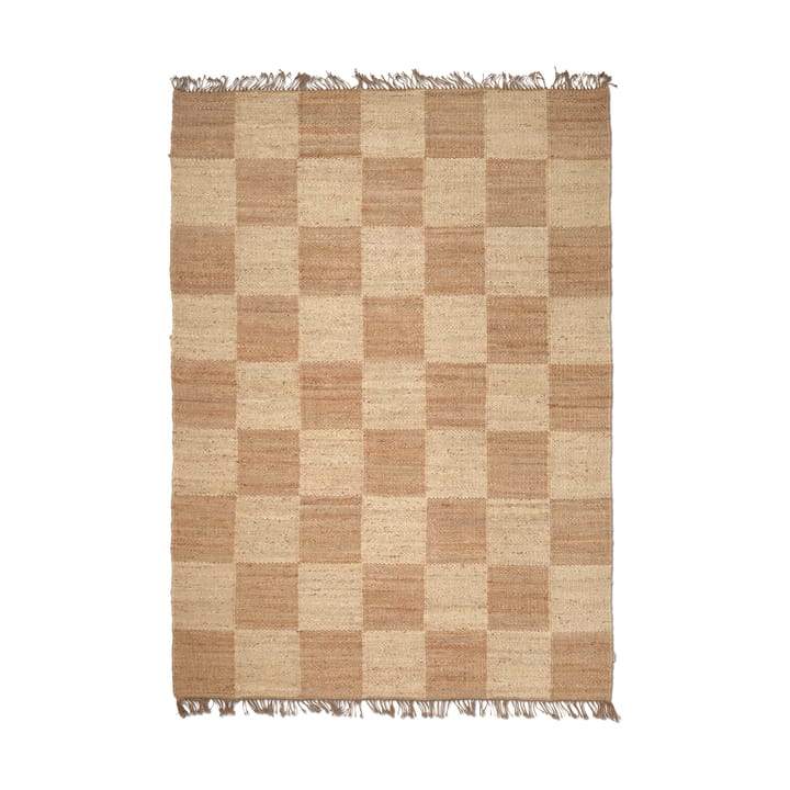 Jute Squares matta - Natural, 200x300 cm - Classic Collection