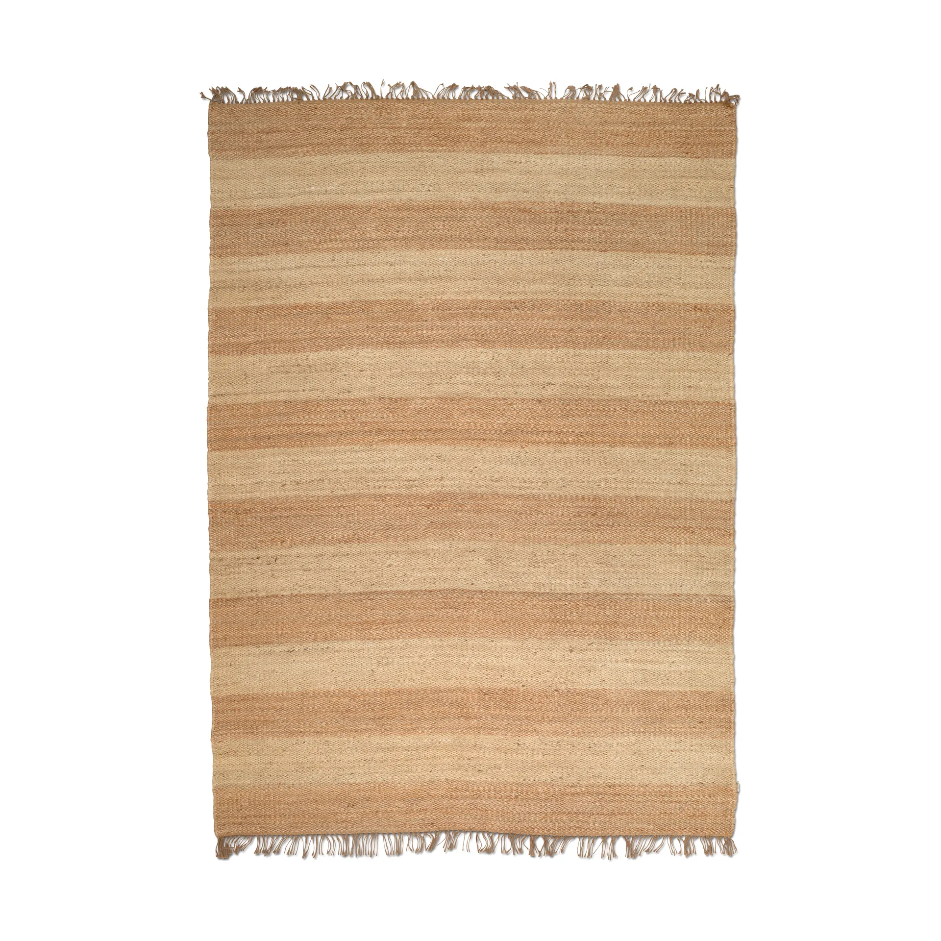 Jute Stripes matta, Natural jute, 250x350 cm Classic Collection