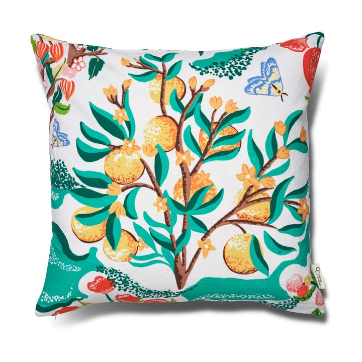 Kuddfodral Botanical Orange 50x50 cm - White - Classic Collection