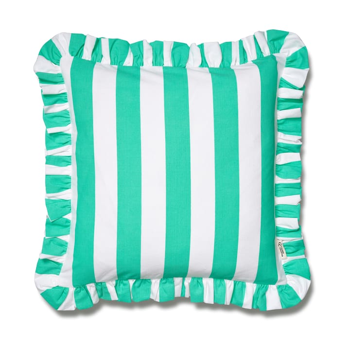 Kuddfodral Ruffle Stripes 50x50 cm - Sage - Classic Collection