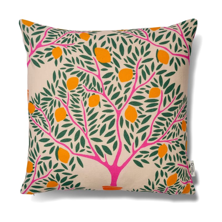 Lemon garden kuddfodral 50x50 cm, Grön Classic Collection