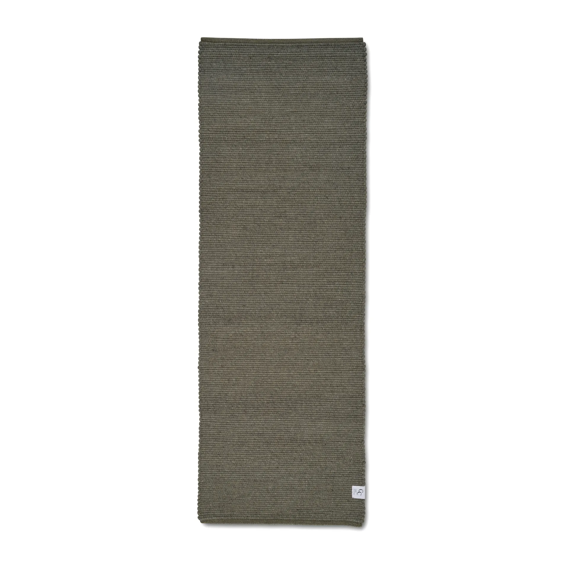 Merino gångmatta, Dark green, 80x250 cm Classic Collection