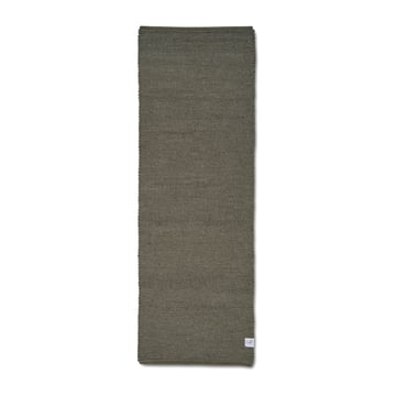 Classic Collection Merino Gångmatta Dark green 80×250 cm