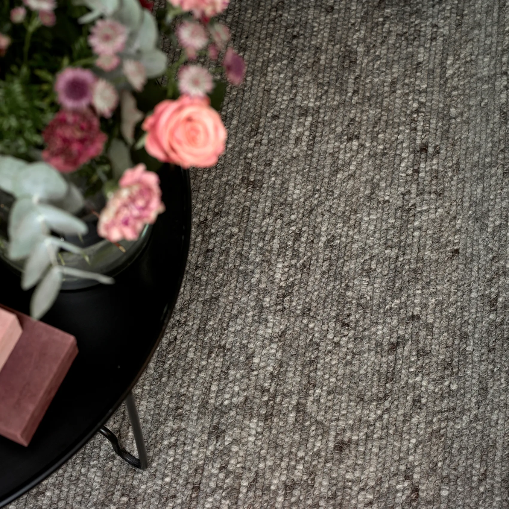 Merino ullmatta 200x300 cm, Grå Classic Collection