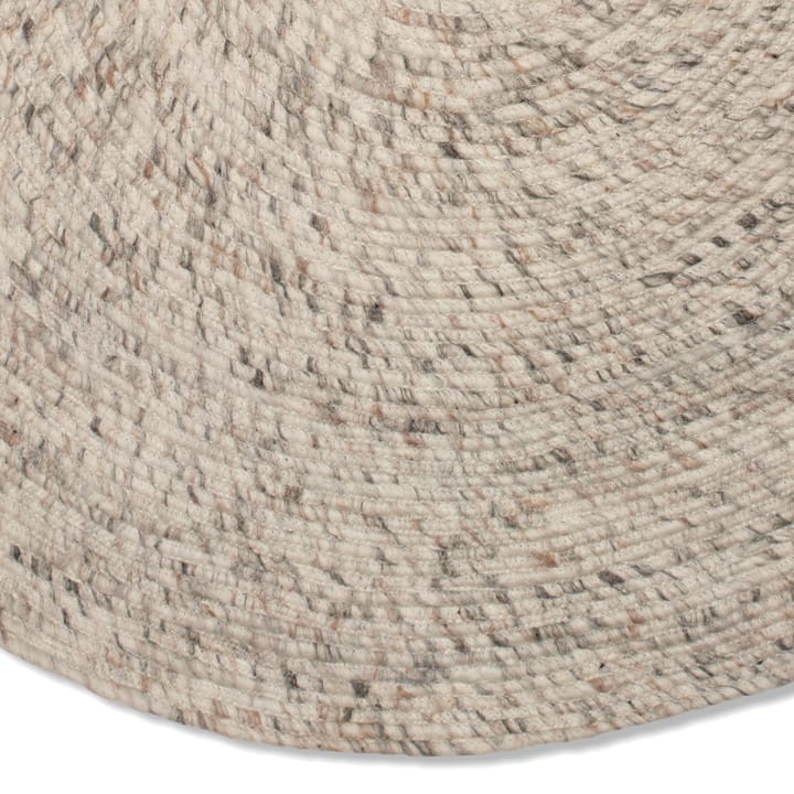 Merino ullmatta rund Ø160 cm, Beige Classic Collection