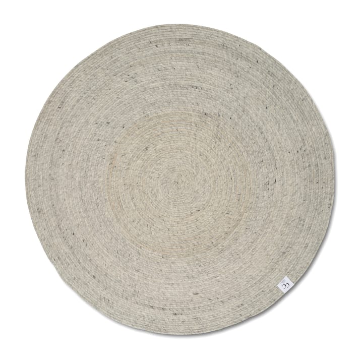 Merino ullmatta rund Ø160 cm, Concrete Classic Collection