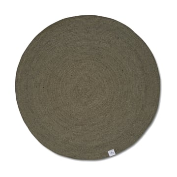 Läs mer om Classic Collection Merino ullmatta rund Ø240 cm Dark green