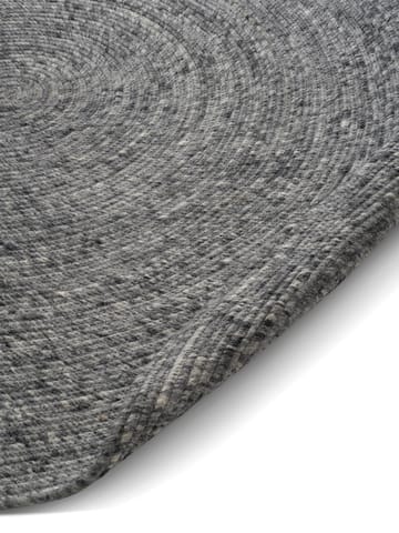Merino ullmatta rund Ø240 cm - Granit - Classic Collection