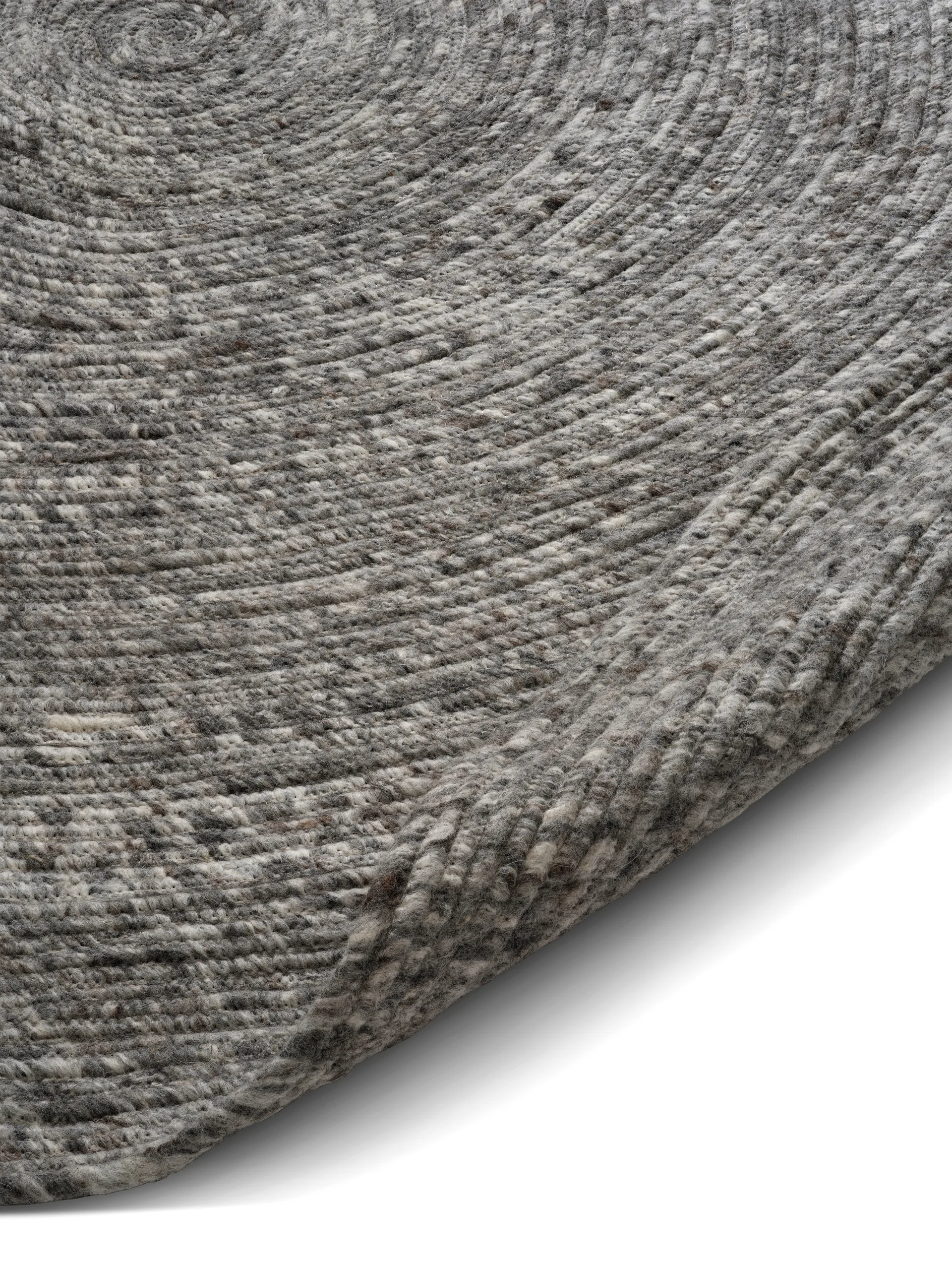 Merino ullmatta rund Ø240 cm, Grey Classic Collection
