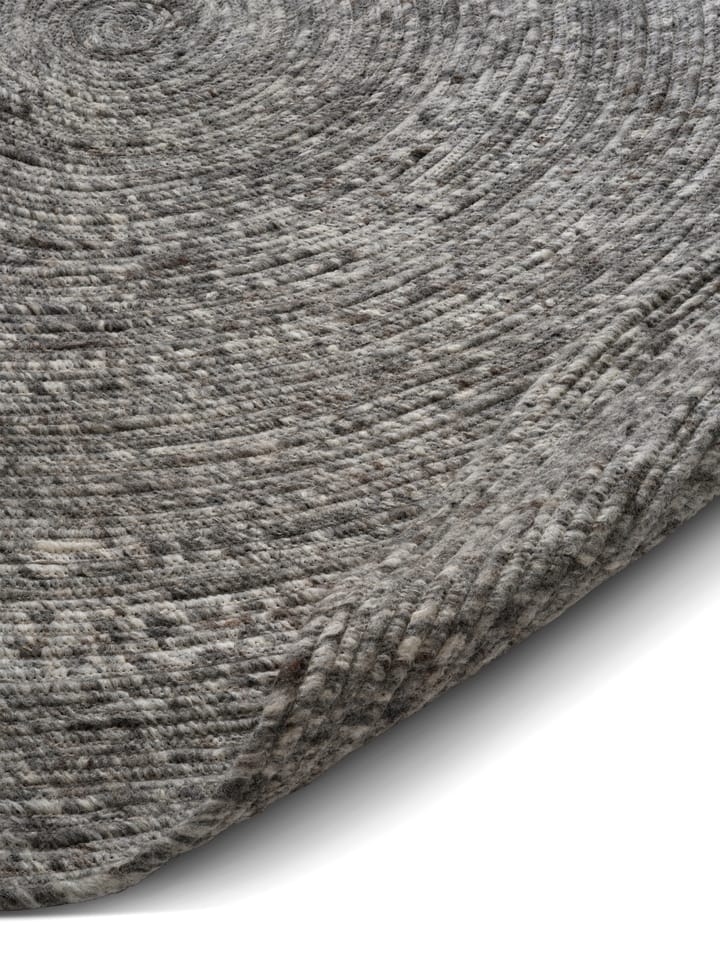 Merino ullmatta rund Ø240 cm, Grey Classic Collection